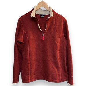 Kuhl 3/4 Zip Alfpaca Fleece Pullover Maroon/Burgundy Women's Extra Large